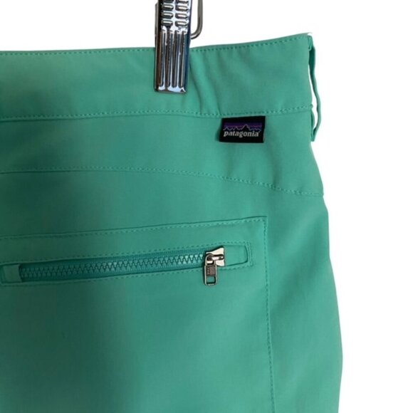 Patagonia Happy Hike Shorts in Beryl Green 8 - Picture 5 of 5